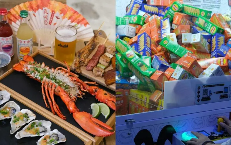  【雲林美食】拽貓親子遊樂園｜斗六最新複合式串燒居酒屋，近百台零食娃娃機任你夾! 