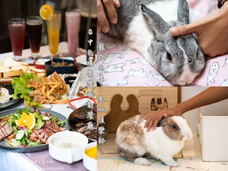 【綠萼159地中海南法料理】餵食兔兔太療癒！餐點120元起，北屯寵物友善餐廳，台中聚餐包場派對餐廳推薦│菜單