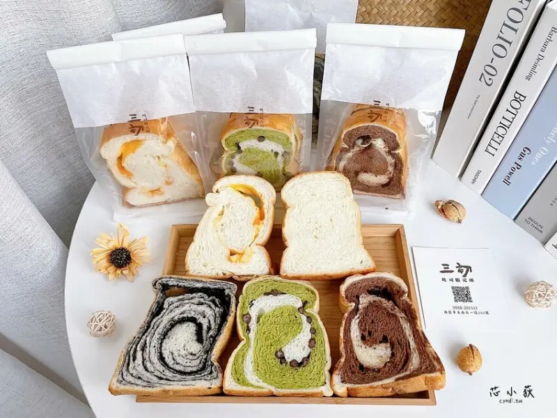 三初吐司販賣所，70%原料來自於日本的生吐司專賣，用料實在，每日新鮮限量供應，建議先預訂 - Cyndi loves享食天堂