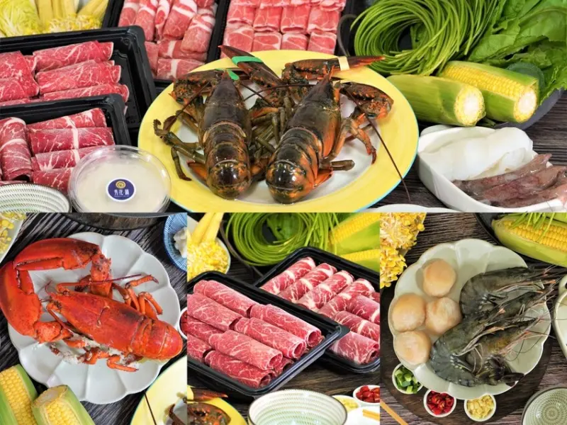 年菜推薦｜秀花鍋過年必備海陸饗宴 龍蝦、和牛、伊比利豬、牛小排 吃好吃滿