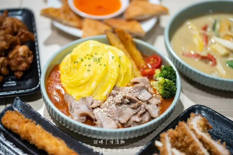 【廚種王異國特色咖哩中和民享店】中和美食推薦，平價百元咖哩飯，湯品免費喝，中和外送美食推薦│菜單