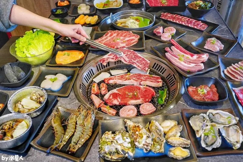 HOME燒肉：新開幕日式炭火燒肉吃到飽，599元起海陸食材燒烤火鍋無限享用，壽星優惠整桌9折