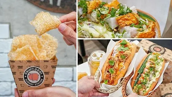 【台中北區】酷皮 脆燒肉潛艇堡永興店-台中北區外帶美食，多達8種口味超大份量餡料滿滿潛艇堡，最愛烤到吃起來像餅乾的金黃酥脆烤豬皮