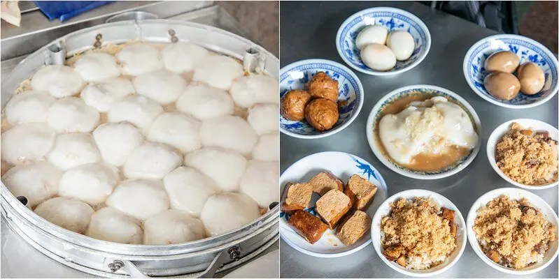 【搭輕軌吃高雄-哈瑪星站鹽埕美食】萬全肉圓.鹽埕五十年老店.肉燥米糕.酒蛋是私房料理