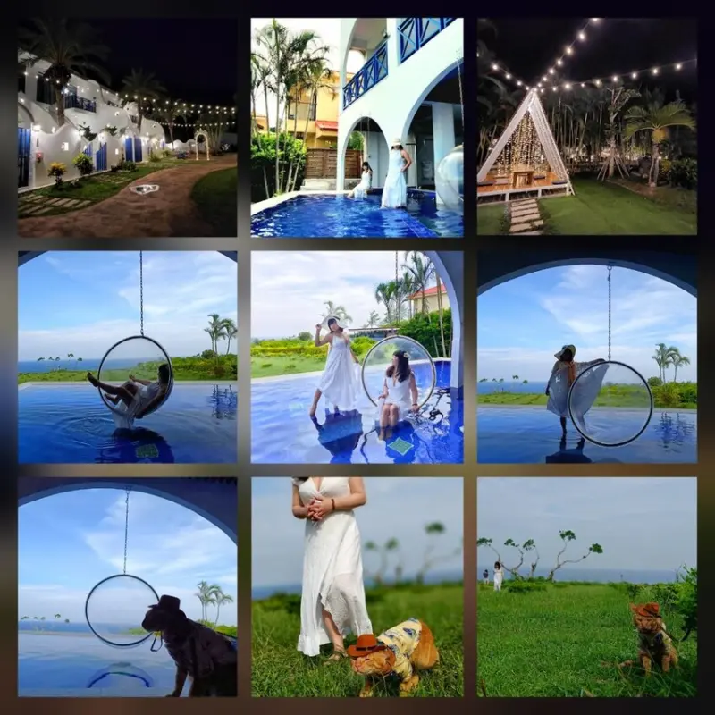 【屏東.小琉球】寵物友善住宿。地中海海景民宿。早餐吃到飽+草皮超美+無敵海景+網美泳池