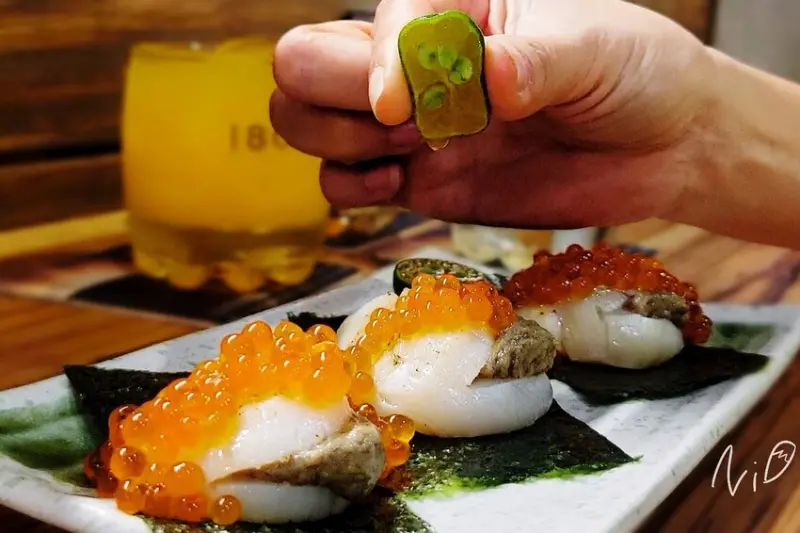 [台北松山]合 居酒屋。干貝蟹味噌漢堡/安格斯梅花牛/老司機蛤蜊湯/酸甜佛手瓜/超推明太子雞腿&鹽味雞頸串燒!隱身於民生社區的新開幕日式居酒屋!