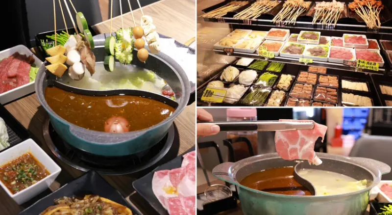 【台北火鍋推薦】籤王串麻鍋～邊吃邊涮好滿足，一個串串只要20元起！還有肉肉、海鮮、炸物、熱炒～台北平價火鍋、六張犁火鍋推薦