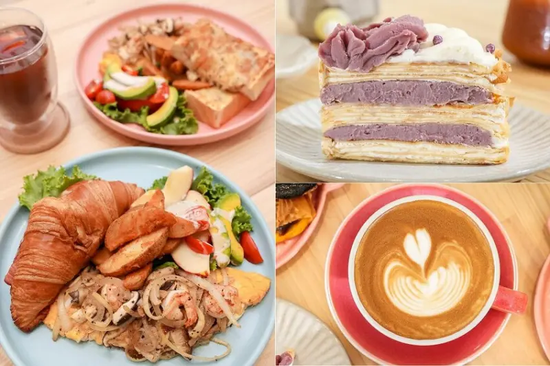 百元有找咖啡店！咖啡便宜又好喝，還有熟客必點~被咖啡耽誤的洋蔥鮪魚焗烤厚片，限量芋頭千層蛋糕，內用低消只要55元