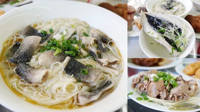 台北來的虱目魚專賣店！堅持魚骨熬湯不加味精，魚皮麵線、海產粥好大一碗，限量燙魚腸、手工蝦捲必點～