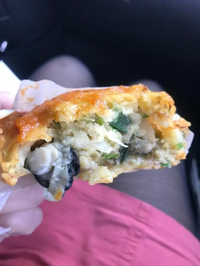 【桃園大園區】竹圍漁港美食『竹圍漁港無名字古早味蚵嗲』嘴饞時吃還可以~