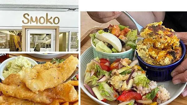 Smoko salad Bar｜前鎮區美食｜沙拉口味多樣化可自由搭配｜吃的健康又美味｜炸魚是店內熱門選項