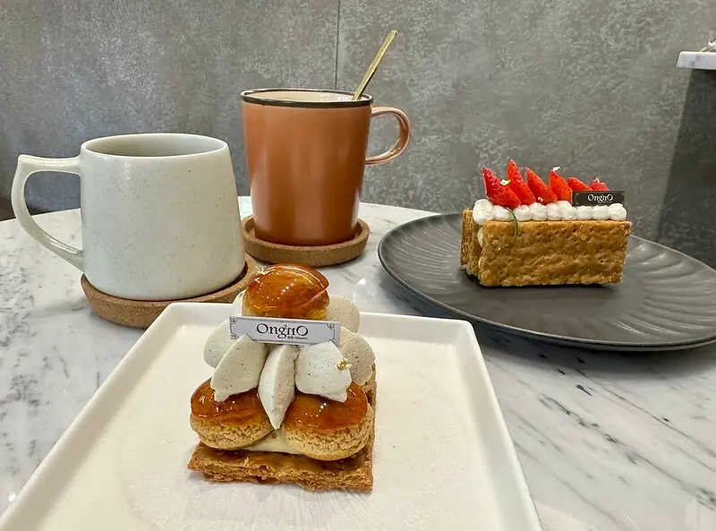 【台灣，桃園市，中壢區】往往法式甜點店ong-ong Pâtisserie，公園旁的美味甜點店。（中壢甜點，中壢下午茶）