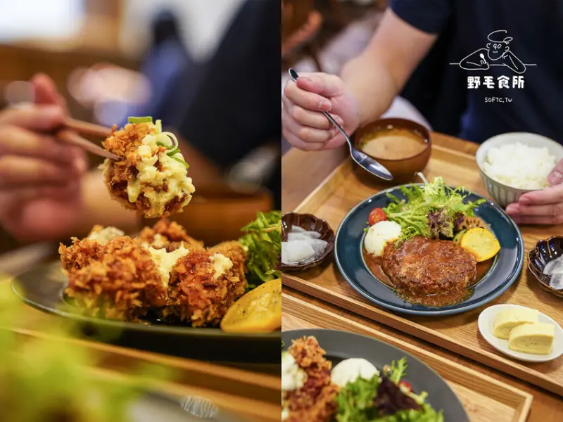 錦州街美食「野毛食所」新開幕日式漢堡排行天宮站美食推薦