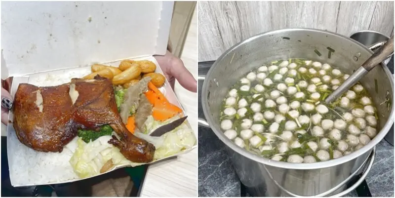 新竹超佛心買便當滿滿貢丸豬血湯免費任你撈