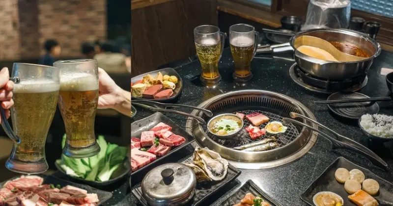 最低只要599就有火鍋、燒肉吃到飽，還有台啤、嘉士伯喝到飽！西門吃到飽推薦| 【台北 萬華區】瓦崎燒烤火鍋 西門店