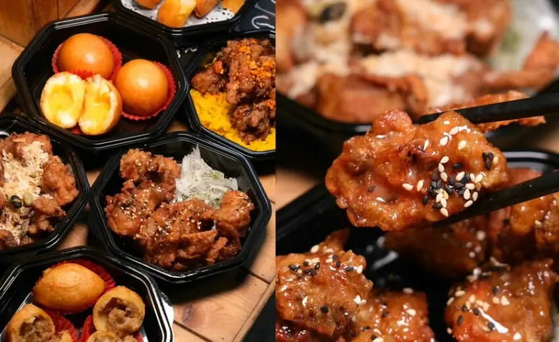 【台中美食】港都蜜汁雞｜重現香港街邊的港式炸雞，鹹鹹甜甜超涮嘴咬下會爆汁! - 肉依小姐吃什麼