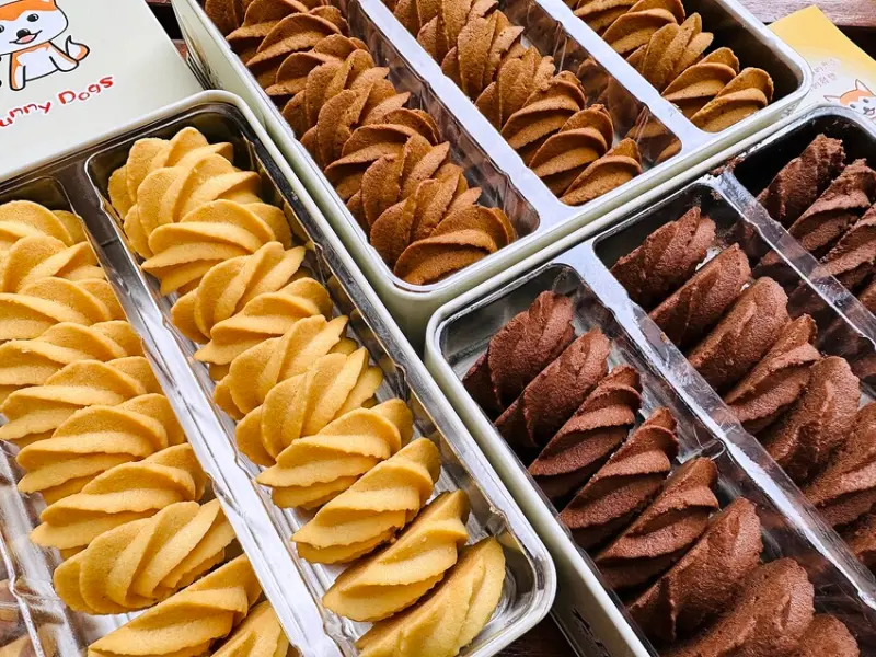 【大耳朵朵】桃園中壢必買伴手禮！你一定沒吃過的『酥』『鬆』『脆』曲奇餅！辦公室人氣團購美食，桃園中壢伴手禮推薦！