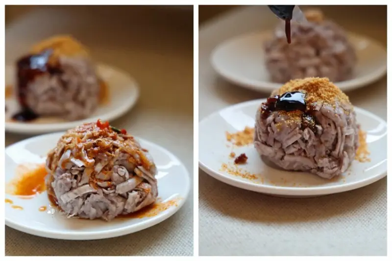 大甲美食 | 大甲芋香包 有葷素兩種 搭配獨門特製醬料超好吃