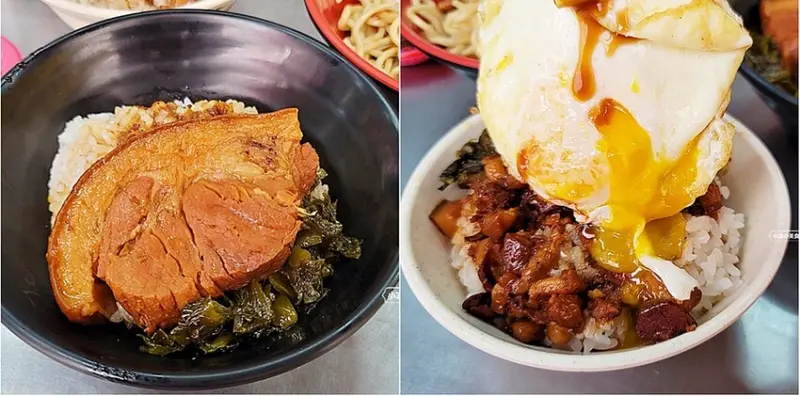 勞工朋友最愛傳統早午餐！！藏匿市場內的美味爌肉飯、魯肉飯、還有味噌貢丸湯也不能錯過唷！！