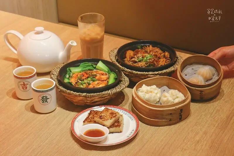 台中西屯｜青海家樂福美食推薦｜港點49元起，滿滿香港風格裝潢港式餐廳｜Fun心點