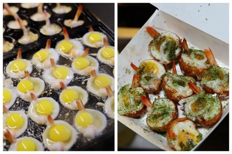 中壢夜市美食 | 混蛋爆蝦 鵪鶉蛋與蝦的結合 樣子太可愛了