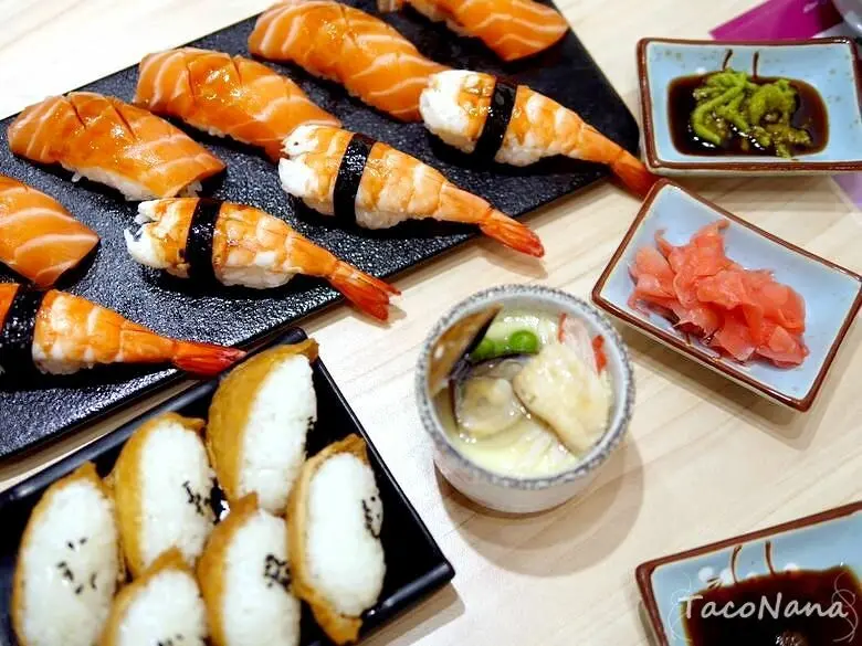 花蓮平價壽司》九壽司 創意日式料理│吃的到檸檬香氣的握壽司，份量不小夠扎實的平價壽司。