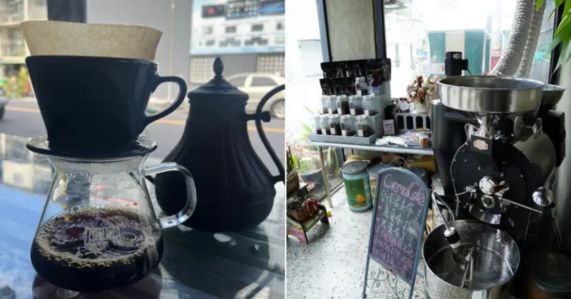 台南葵瑪咖啡CREMA CAFE│自烘咖啡豆專賣店│手沖咖啡推薦│耳掛式咖啡│台南老宅咖啡廳