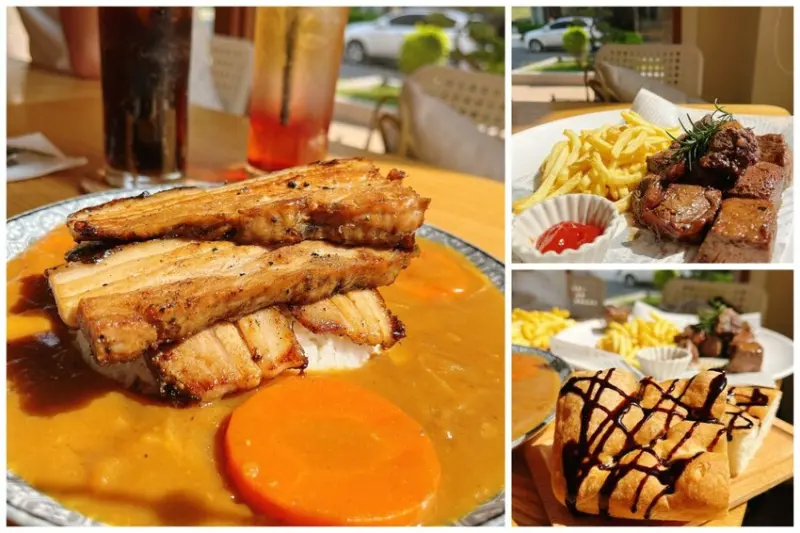 桃園大有必吃的脆皮豬咖哩飯—奎爾斯複合式餐飲x彩虹桌遊，超平價料理震撼您的胃