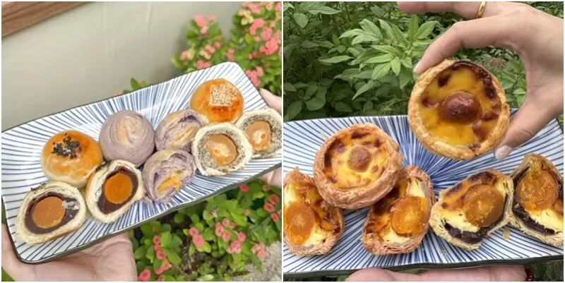 新竹縣竹北市今年不吃月餅。可以吃最有創意的中秋月餅蛋塔！ 貴婦級黑松露蛋黃酥親民價(義大利進口黑松露醬)--跟著踢小米吃喝玩樂趣！