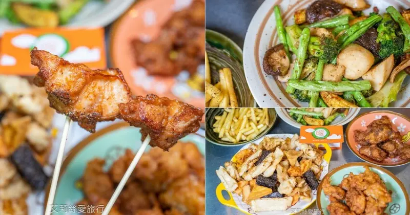 太嫩了！新鮮雞腿切丁再涮上秘製調醬~甜甜鹹鹹一吃就愛上 焦糖、蒜香各有特色！一出攤就是大排長龍  開到半夜1點宵夜想吃也可以！