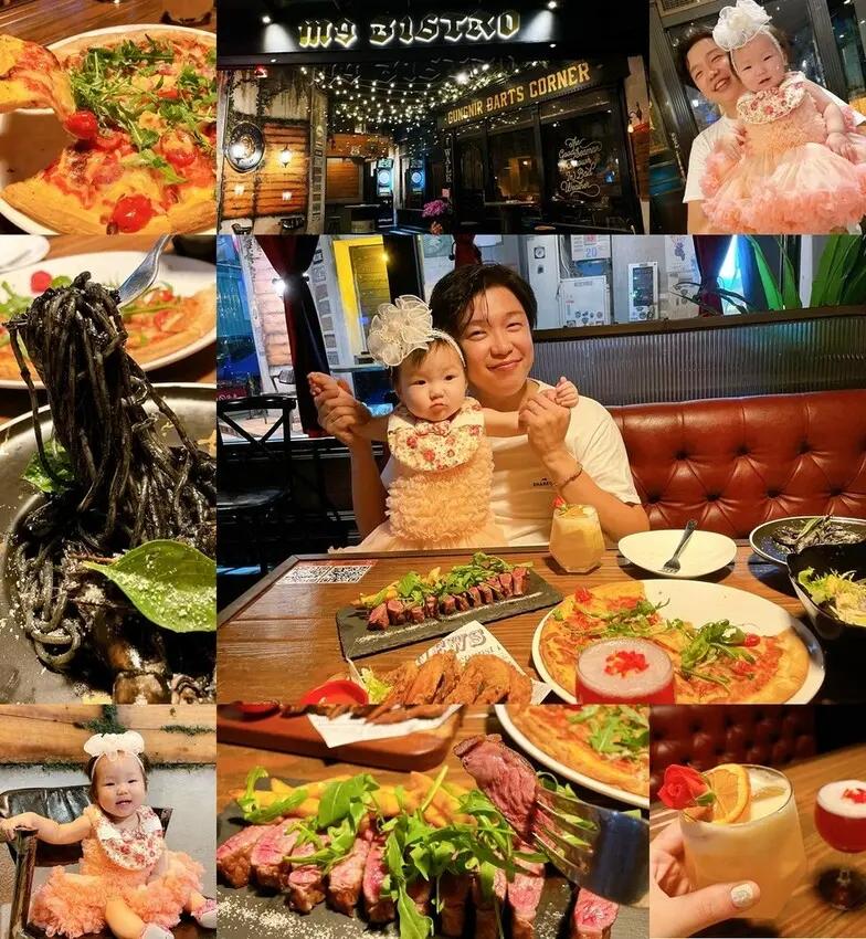 [美食] M9 英倫餐酒館 ▶ 超好拍 ! 英式復古風格餐廳 ◀ Pizza Ｘ 炸雞 X 牛排 X 義大利麵 ! 新北中和音樂酒吧 聚餐約會餐廳推薦 ♫