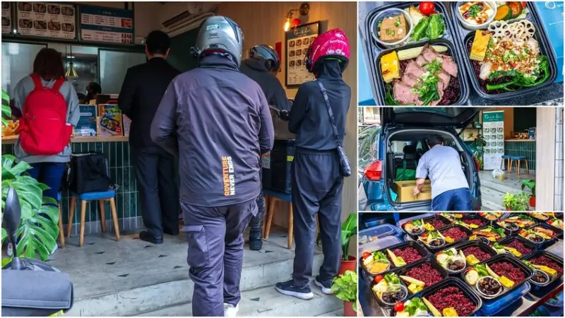 台北市內湖區【內湖好吃便當】OL健康餐盒內湖店，菜單有五星級飯店主廚規劃