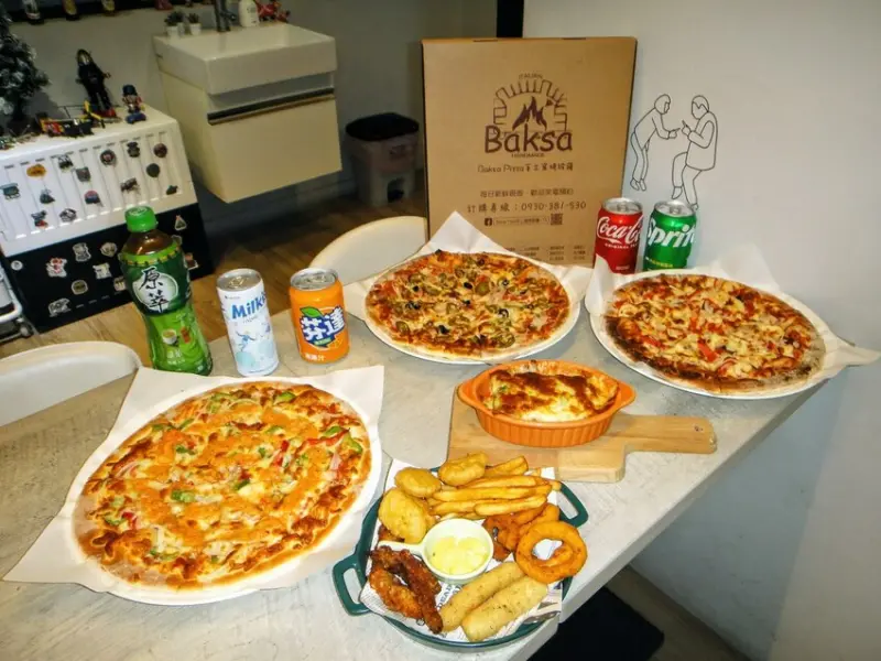 【美食】「Baksa Pizza手工窯烤披薩」，木柵pizza推薦、木柵美食推薦、文山區聚餐推薦 (附菜單)