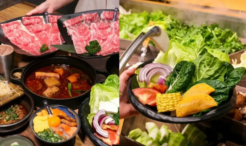 【台中美食】十二段鍋物｜營業到凌晨四點的人氣日式鍋物，多達三十多款自助吧無限吃到飽!  - 肉依小姐吃什麼
