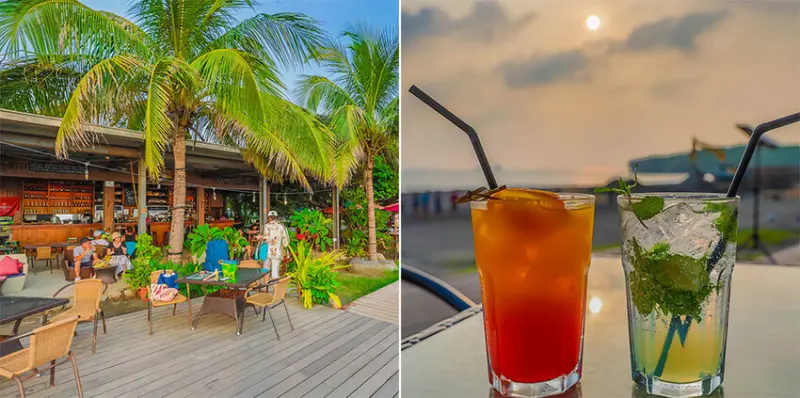 旗津沙灘吧 – 高雄最美沙灘酒吧 x 來杯偽Tequila Sunris跟偽Mojito有種偽出國的感覺呢！餐點也超優的