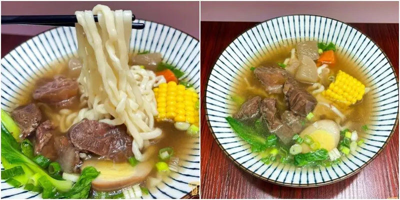 中央市場內婆婆媽媽喜愛的隱藏版份量十足的清燉牛肉麵！