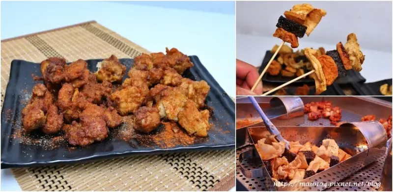 士林美食｜暖男炸雞士林店～士林夜市小吃推薦，焦糖／蒜味炸雞口感特別又美味，刷上獨家秘醬風味更佳