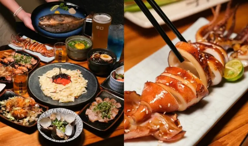 【台中美食】敷酒串屋｜一中街平價人氣日式居酒屋，超濃郁明太子奶油烏龍麵一吃上癮！  - 肉依小姐吃什麼