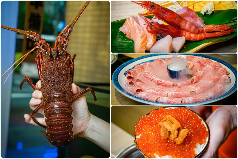 【中壢火鍋推薦】豪華活體海鮮超澎湃，大份量頂級和牛肉盤，還有超浮誇爆卵海膽飯都讓人愛不釋口｜芳 海鮮