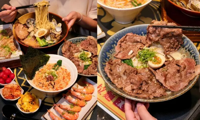 【台中美食】月樽拉麵｜挑戰最浮誇的濃厚海鮮拉麵，營業到凌晨三點半夜也能吃!  - 肉依小姐吃什麼