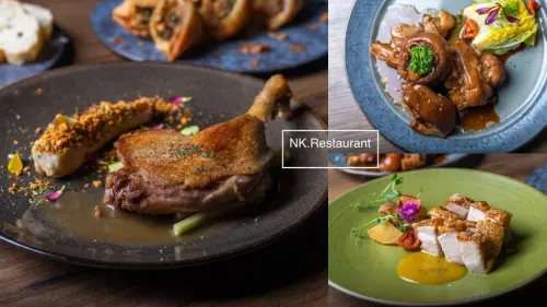 台中美食｜NK. Restaurant～歐陸料理與臺灣食材的完美結合，口味層次多主廚實力堅強，必點豬腳醋、油封鴨腿