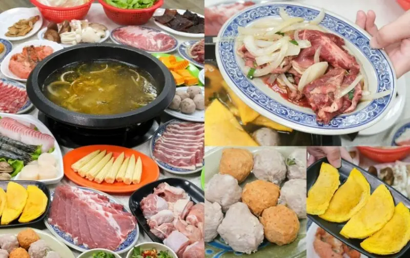大湖口石頭火鍋城｜新竹高CP值麻油石頭火鍋，每肉盤竟然只要100元太佛心! - 肉依小姐吃什麼