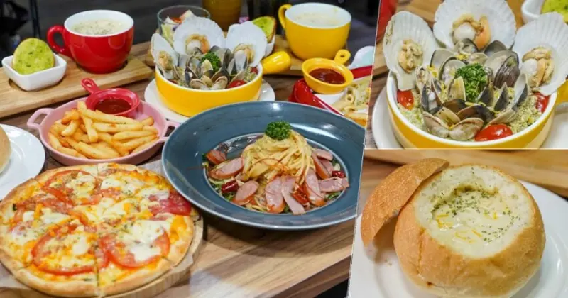 舌間享受最真誠的好滋味，義客隆Pasta 純手工特製醬汁、誘人魔球濃湯、超值份量精選義大利麵/燉飯/手工披薩 - 跟著尼力吃喝玩樂＆親子生活