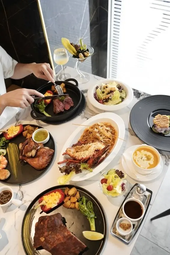 【小巨蛋美食】馥境 nearby - 龍蝦牛排烤肋排一次滿足！超值商業午晚餐，台北約會、聚餐高級西餐推薦