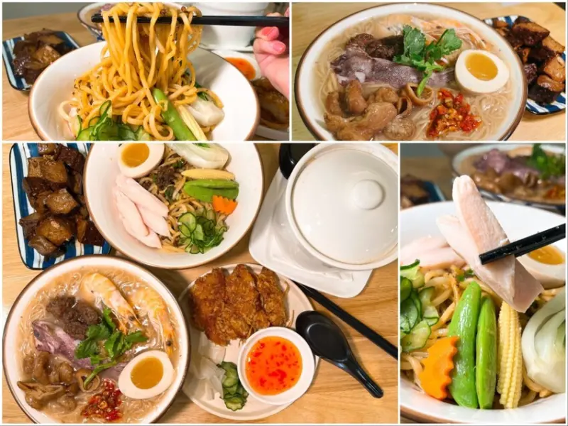 桃園市平鎮區桃園平價小吃推薦｜吾家本湯WooSoup，超豐盛海陸五寶麵線有肉有蛋有海鮮不用150元！？