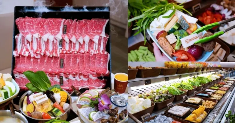 【嗑肉石鍋】全新二代店推出超狂自助吧！享多款時蔬,火鍋配料,咖哩飯,多種麵條,冰淇淋,飲品無限吃到飽！