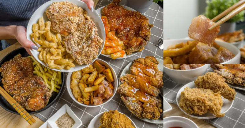 台式、美式、韓式和泰式雞排，多種風味都能吃到，薄皮酥脆的炸物，板橋北門街外帶美食推薦 | 【新北 板橋區】吮指王北門店．北門炸雞