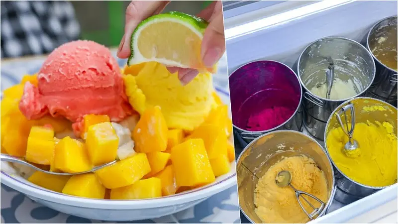 【新莊美食】陳秋剛綿綿冰新莊店，桃園好吃的手工水果冰開分店囉！