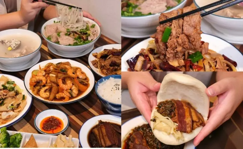 幸福客家麵食館｜新竹光復路平價人氣客家料理，結合川菜元素的創新好滋味，免費仙草茶、檸檬愛玉無限享用! - 肉依小姐吃什麼