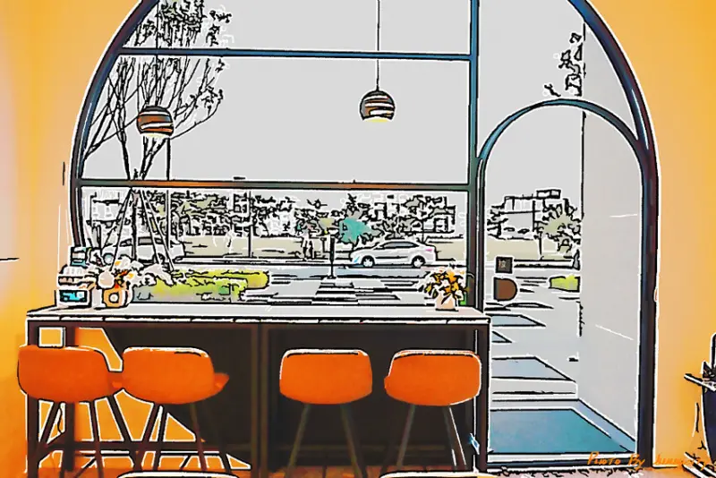 (高雄鳳山) 點今咖啡 / 清新簡約中隨處見時尚高雅的咖啡館，西西里檸檬氣泡咖啡、荷蘭鬆餅